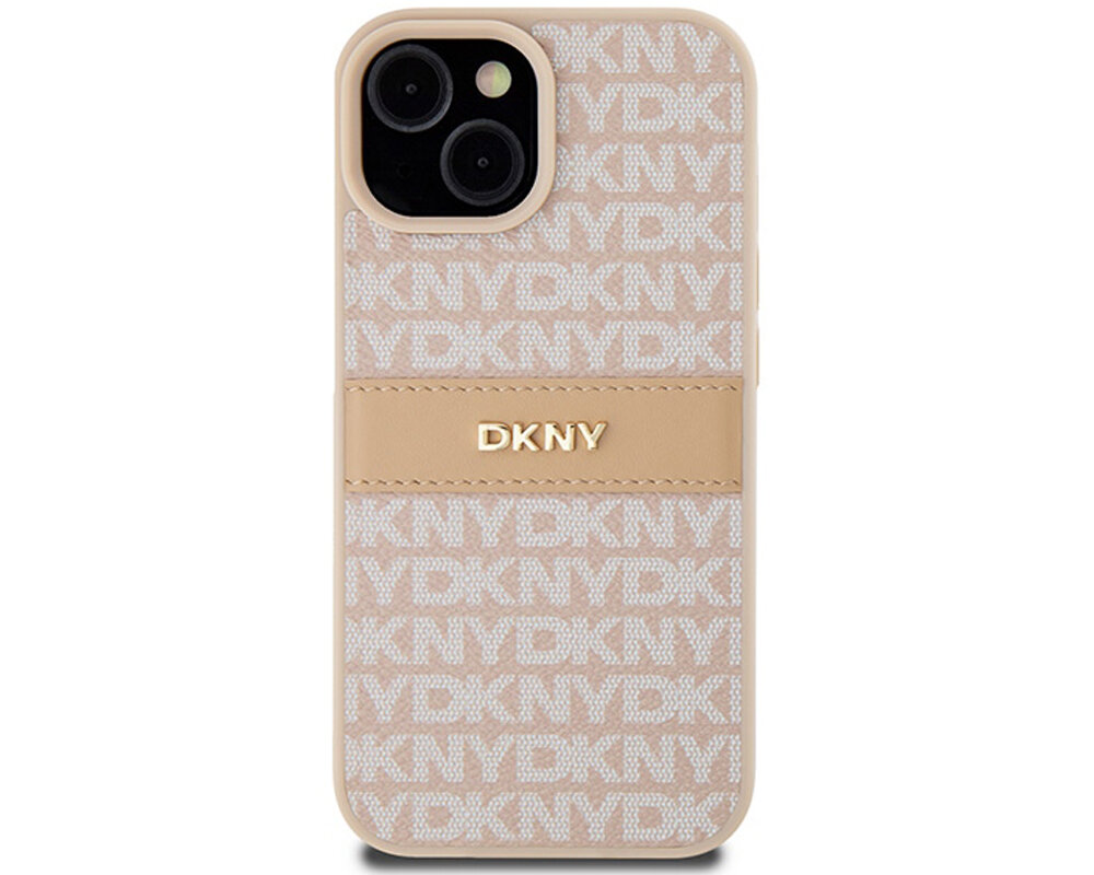 Etui DKNY Leather Mono Stripe & Metal Logo olsniewajacy idealnie przylega wyrozniajacy sie wygoda chroni