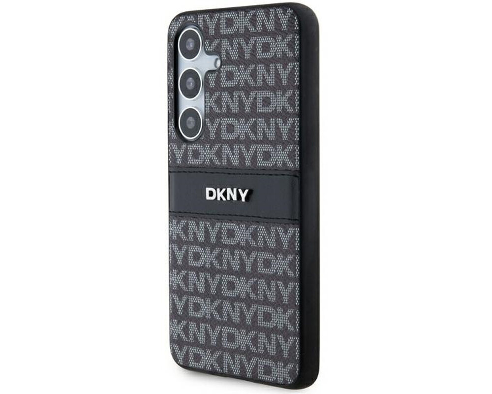 Etui DKNY Leather Mono Stripe & Metal Logo unikalny wyrazisty nowoczesny dynamiczny