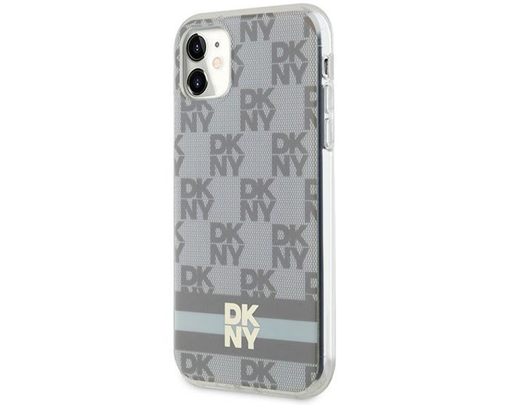 Etui DKNY IML Checkered Mono Pattern & Printed Stripes MagSafe opis