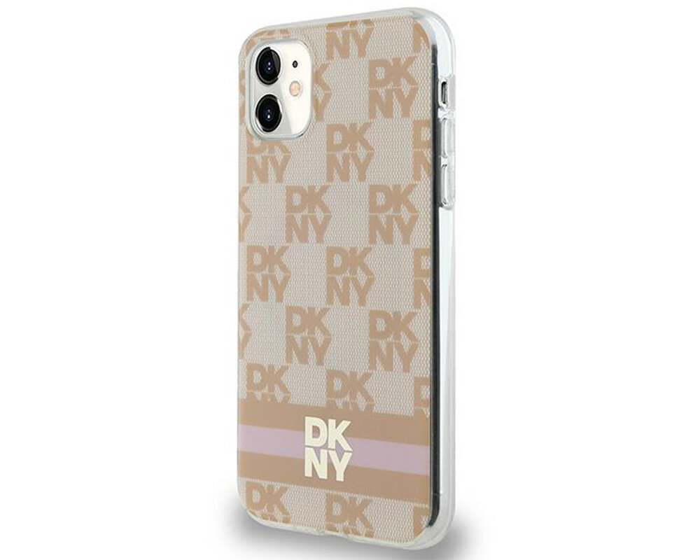 Etui DKNY IML Checkered Mono Pattern & Printed Stripes MagSafe opis