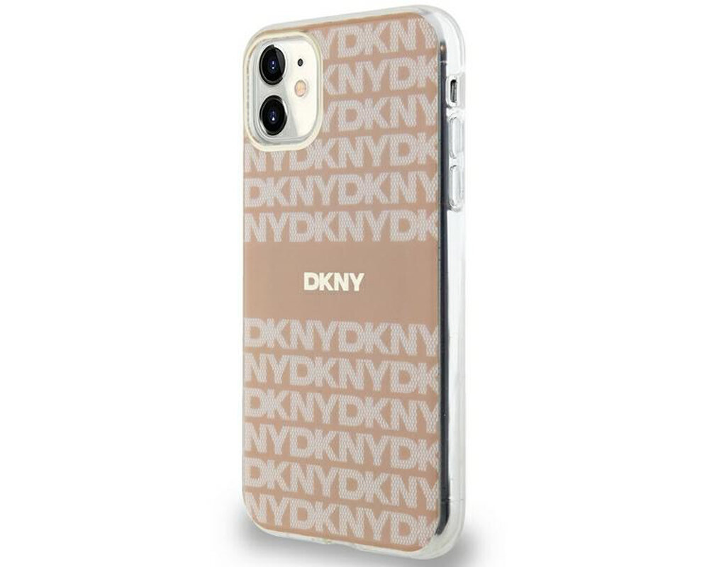 Etui DKNY IML Mono & Stripe MagSafe do Apple iPhone unikalny wyrazisty  dynamiczny