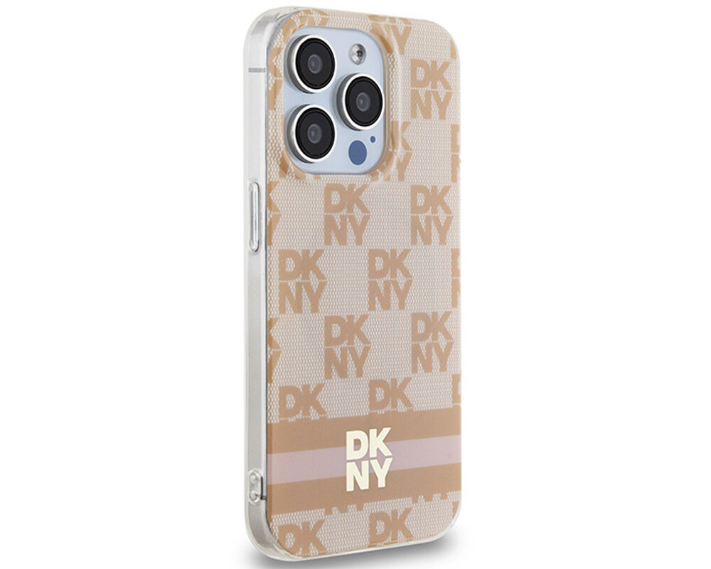 Etui DKNY Hardcase IML Checkered Mono Pattern & Printed Stripes trwale materialy tpu pc poliweglan niezawodny