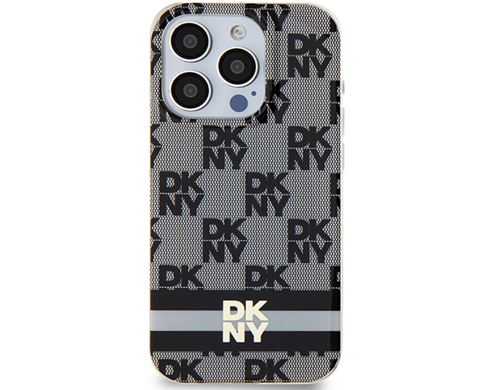 Etui DKNY IML Checkered Mono Pattern & Printed Stripes MagSafe olsniewajacy idealnie przylega wyrozniajacy sie wygoda chroni
