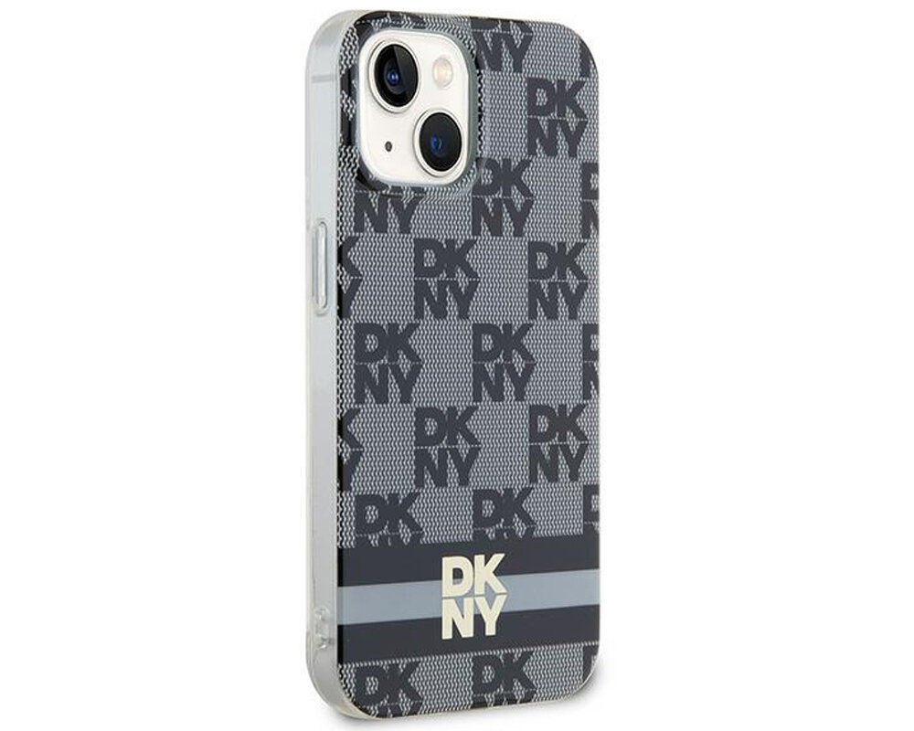 Etui DKNY Hardcase IML Checkered Mono Pattern & Printed Stripes trwale materialy tpu pc poliweglan niezawodny