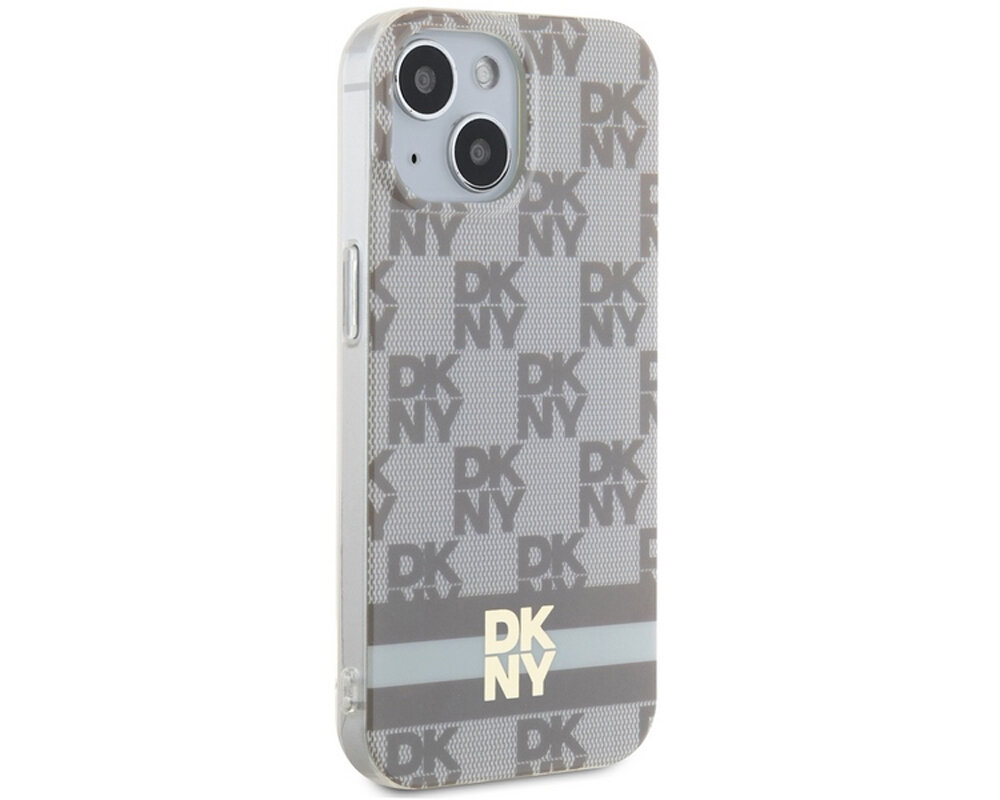 Etui DKNY Hardcase IML Checkered Mono Pattern & Printed Stripes trwale materialy tpu pc poliweglan niezawodny