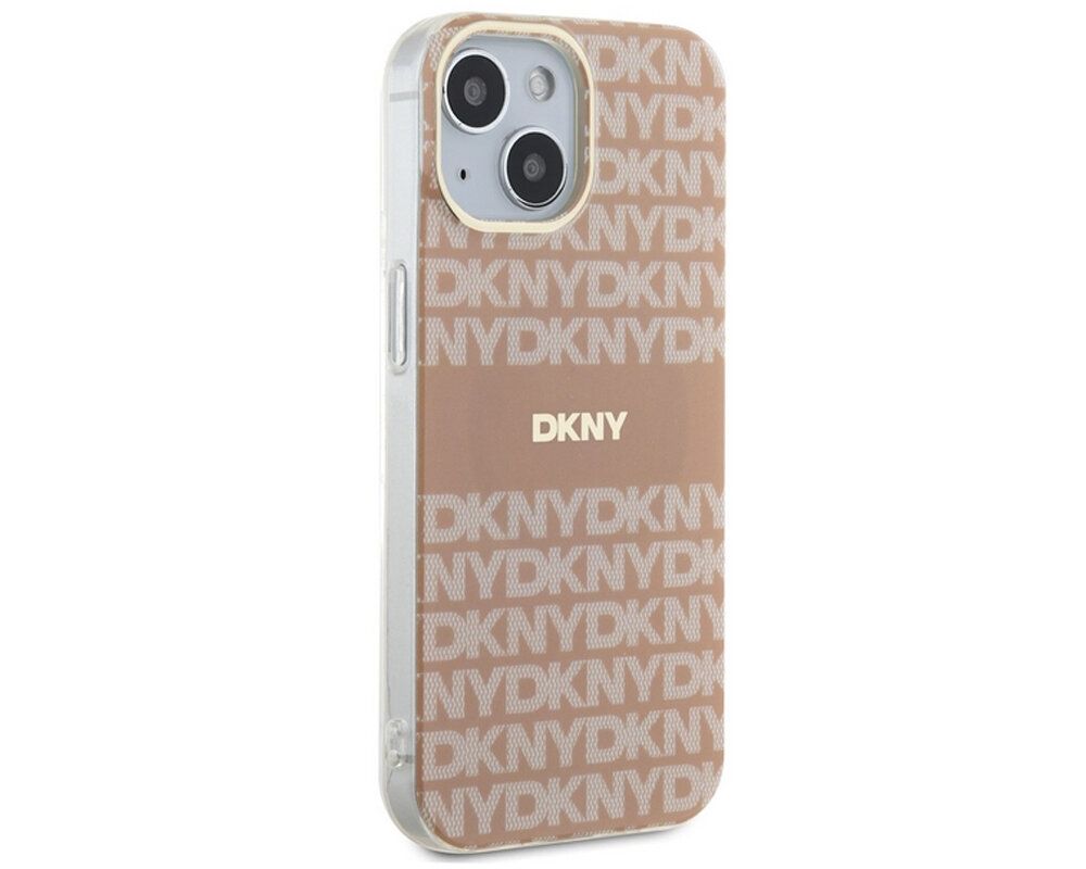 Etui DKNY IML Mono & Stripe MagSafe do Apple iPhone trwale materialy poliuretan magsafe