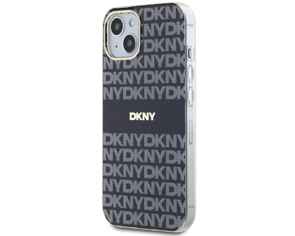 Etui DKNY IML Mono & Stripe MagSafe do Apple iPhone unikalny wyrazisty dynamiczny