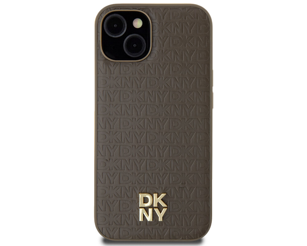 Etui DKNY Leather Pattern Metal Logo MagSafe olsniewajacy idealnie przylega wyrozniajacy sie wygoda chroni