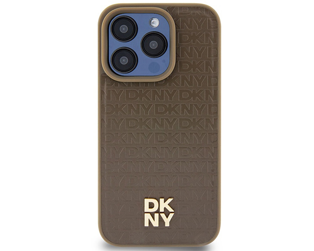 Etui DKNY Leather Pattern Metal Logo MagSafe olsniewajacy idealnie przylega wyrozniajacy sie wygoda chroni