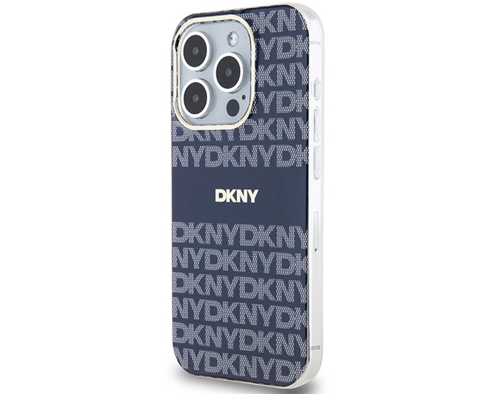 Etui DKNY IML Mono & Stripe MagSafe do Apple iPhone unikalny wyrazisty dynamiczny
