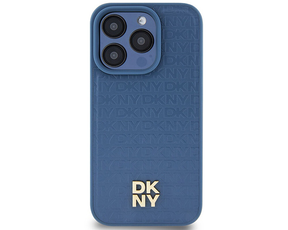 Etui DKNY Leather Monogram Pattern Metal Logo MagSafe idealnie przylega wyrozniajacy sie wygoda chroni skora ekologiczna