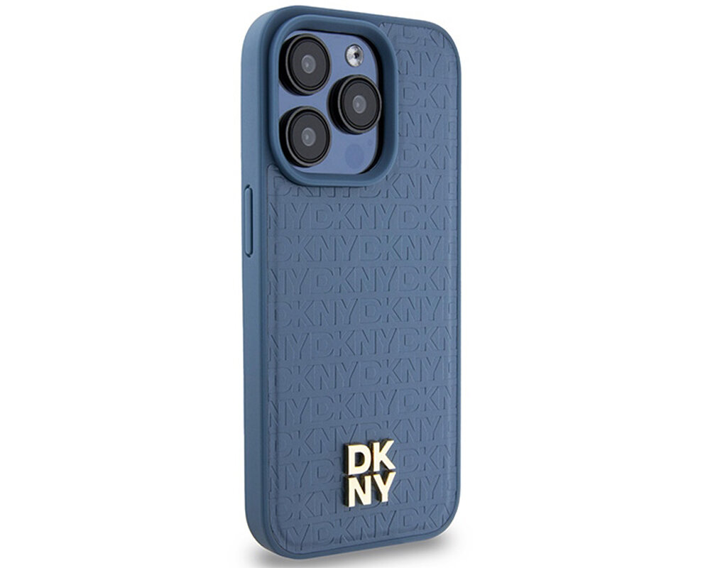 Etui DKNY Leather Monogram Pattern Metal Logo MagSafe precyzyjne wymiary pelen dostep do portow amortyzuje upadki