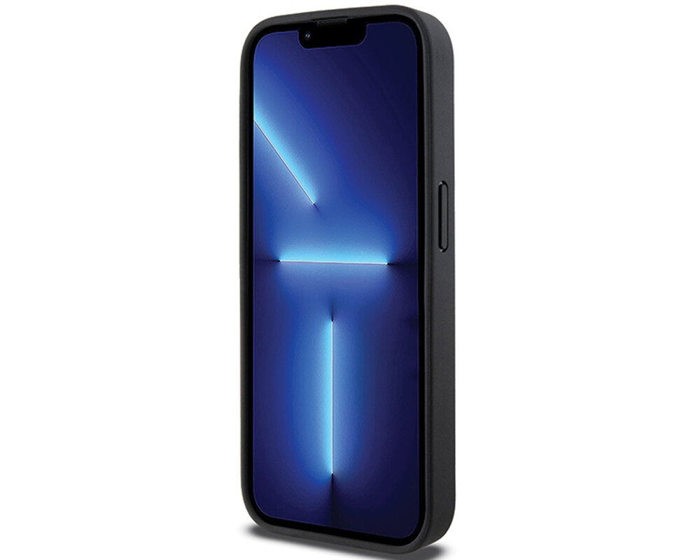 Etui DKNY Leather Printed Pattern Metal Logo MagSafe do Apple iPhone trwale solidne lekkie mocne