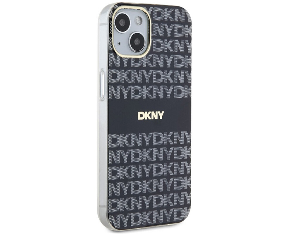 Etui DKNY IML Mono & Stripe MagSafe do Apple iPhone trwale materialy poliuretan magsafe