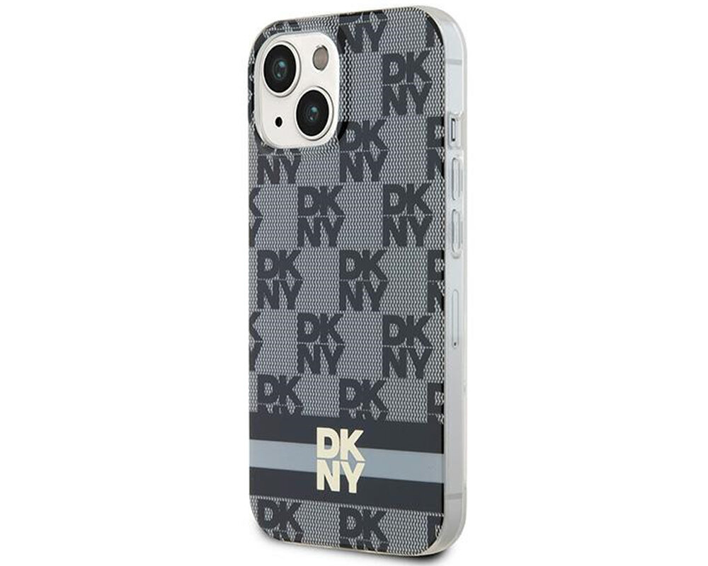Etui DKNY IML Checkered Mono Pattern & Printed Stripes MagSafe opis