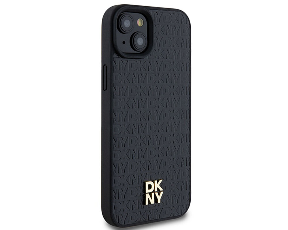 Etui DKNY Leather Monogram Pattern Metal Logo MagSafe precyzyjne wymiary pelen dostep do portow amortyzuje upadki