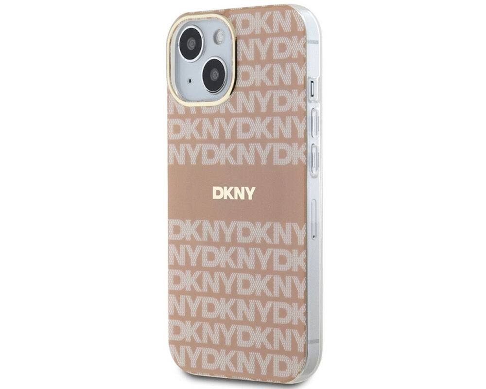 Etui DKNY IML Mono & Stripe MagSafe do Apple iPhone unikalny wyrazisty dynamiczny