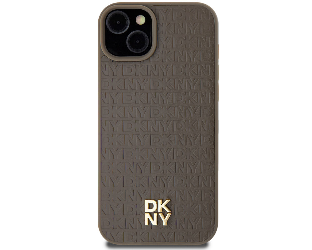 Etui DKNY Leather Pattern Metal Logo MagSafe olsniewajacy idealnie przylega wyrozniajacy sie wygoda chroni