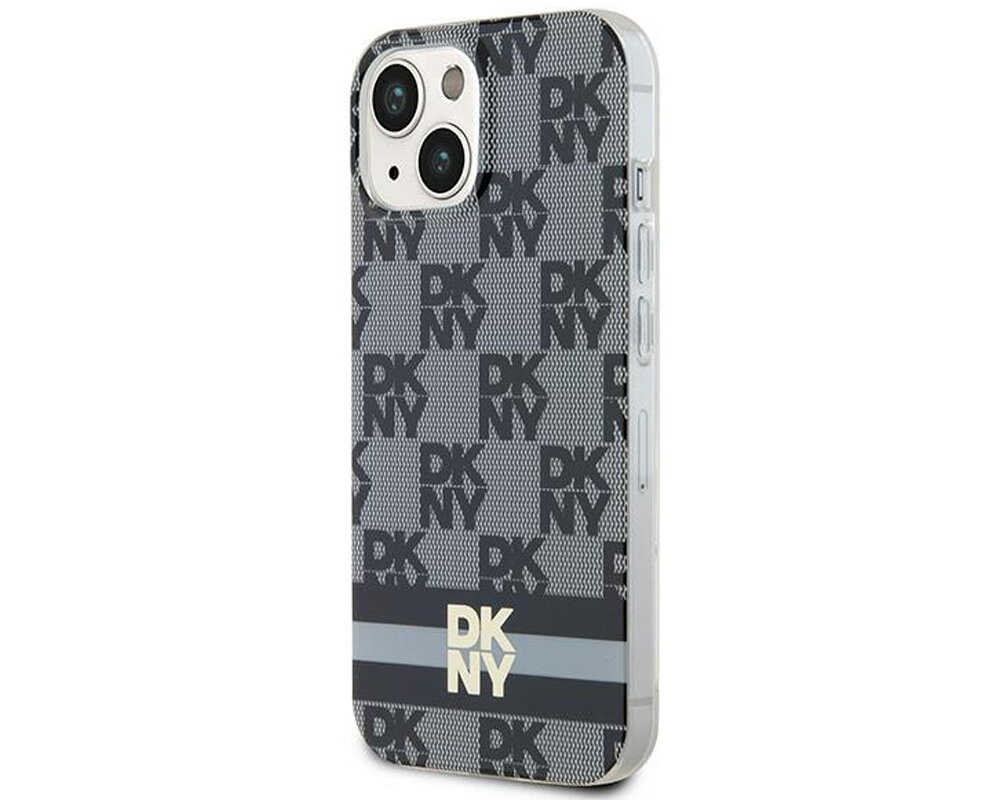 Etui DKNY IML Checkered Mono Pattern & Printed Stripes MagSafe opis 