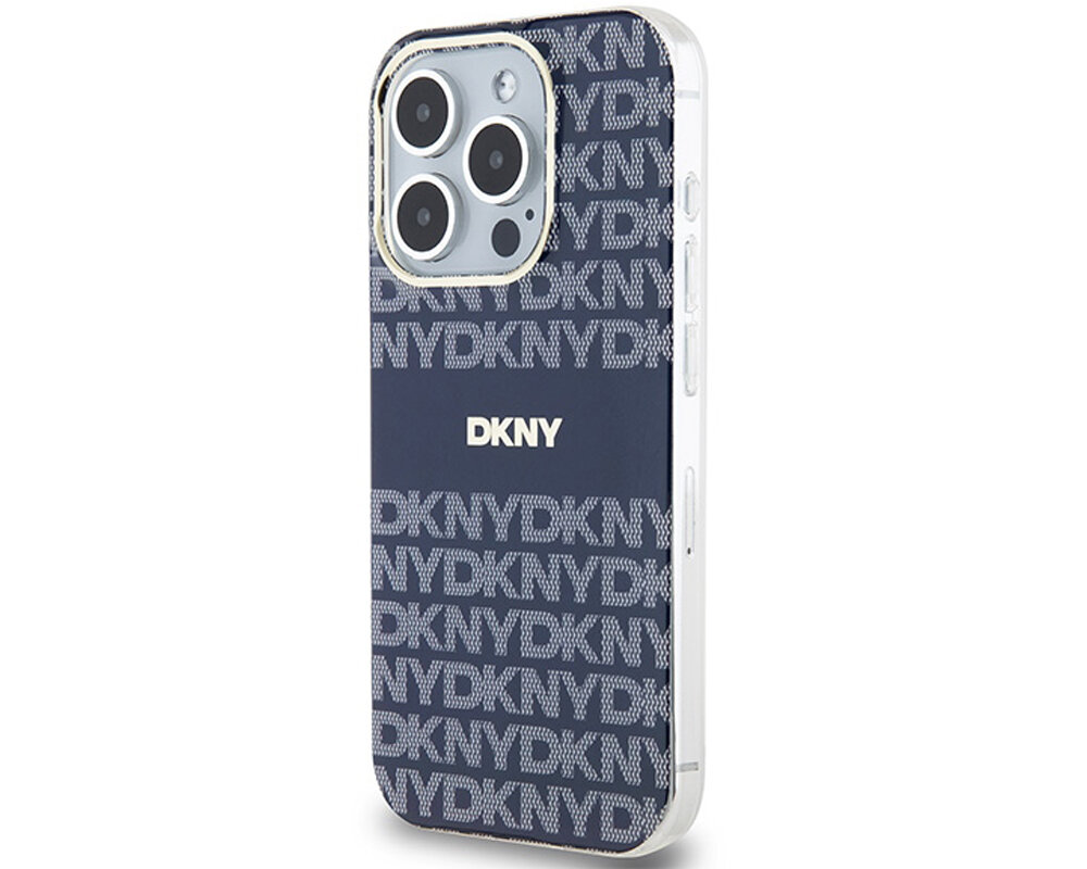 Etui DKNY IML Mono & Stripe MagSafe do Apple iPhone unikalny wyrazisty dynamiczny