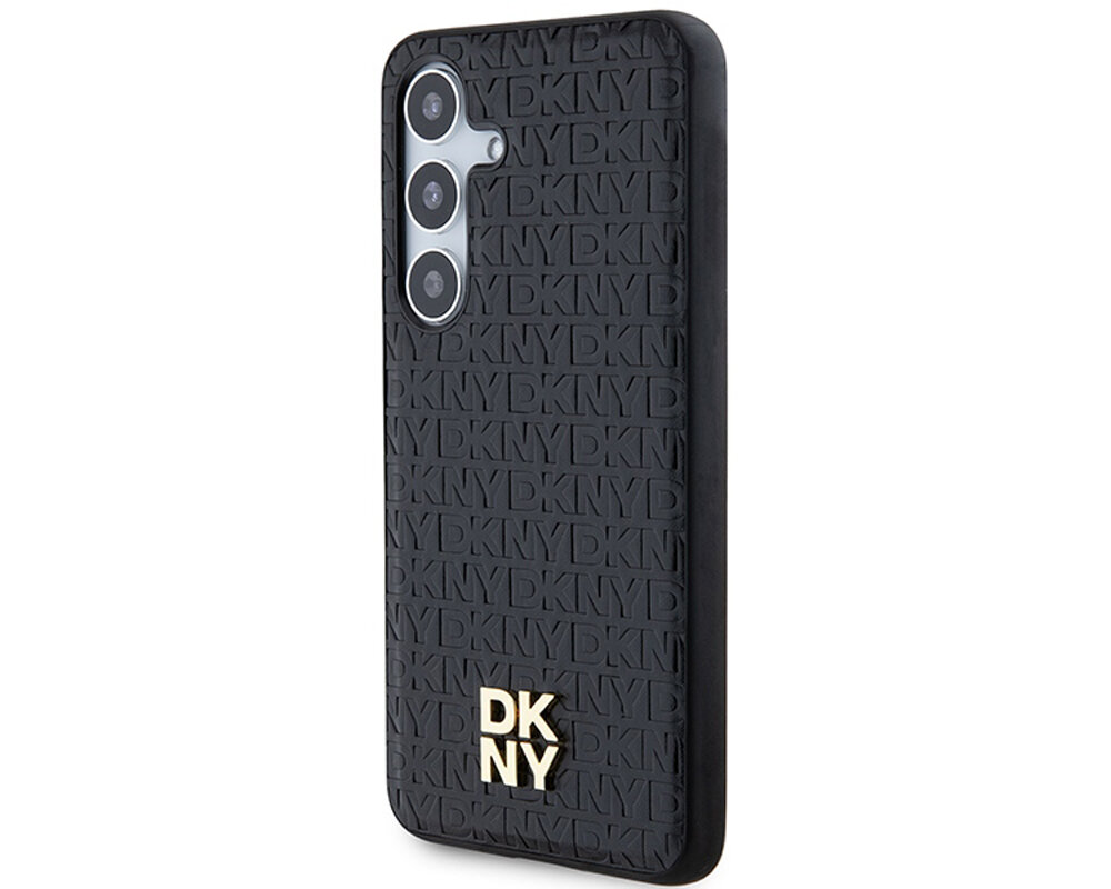 Etui DKNY Leather Pattern Metal Logo MagSafe unikalny wyrazisty  dynamiczny