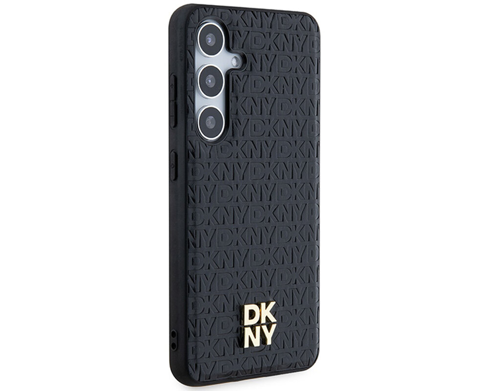 Etui DKNY Leather Pattern Metal Logo MagSafe trwale materialy tpu pc poliweglan niezawodny