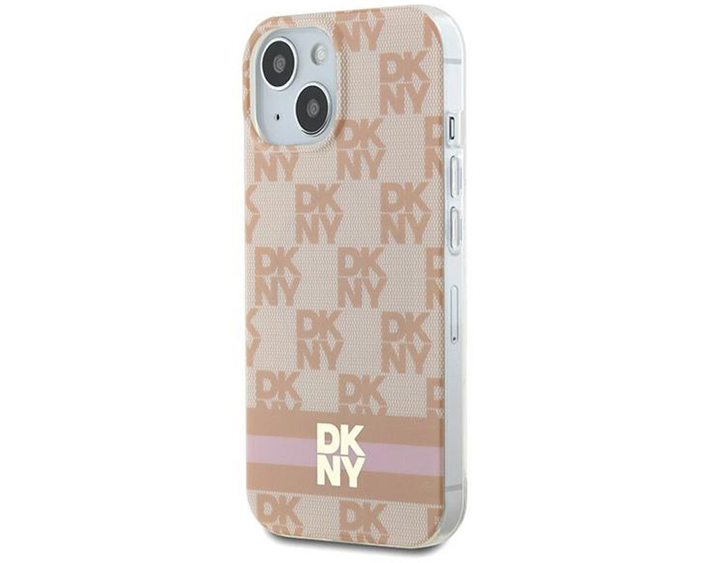 Etui DKNY IML Checkered Mono Pattern & Printed Stripes MagSafe opis
