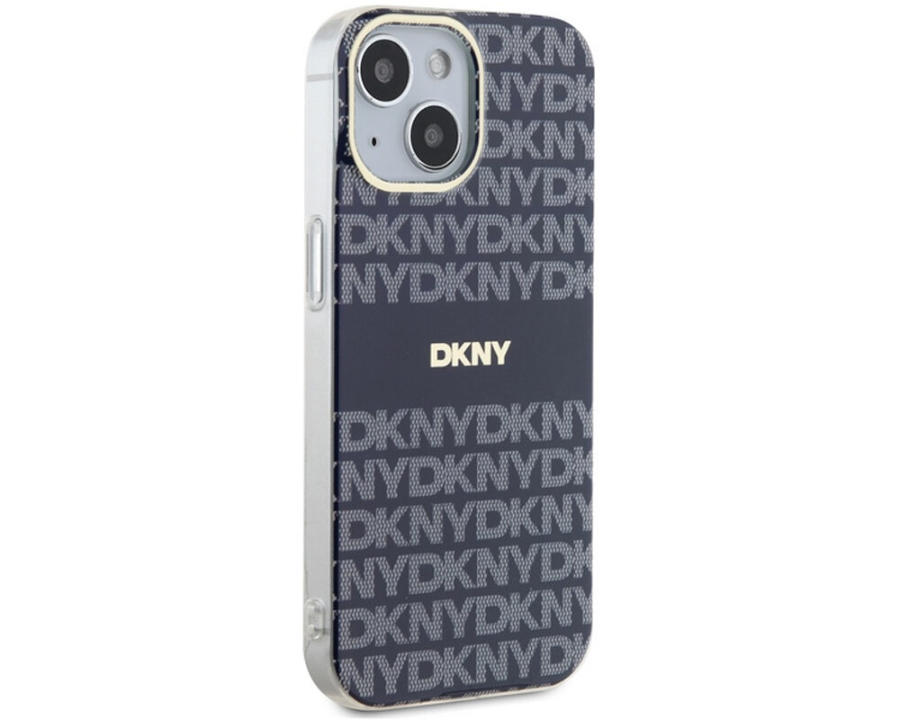 Etui DKNY IML Mono & Stripe MagSafe do Apple iPhone trwale materialy poliuretan magsafe