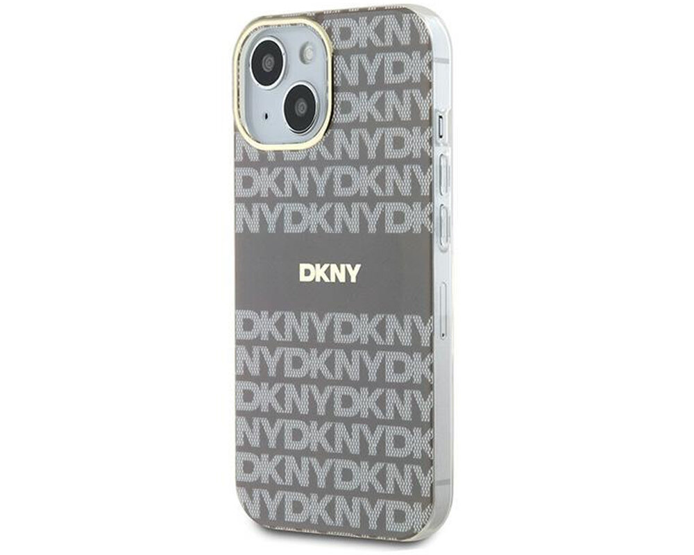 Etui DKNY IML Mono & Stripe MagSafe do Apple iPhone unikalny wyrazisty dynamiczny