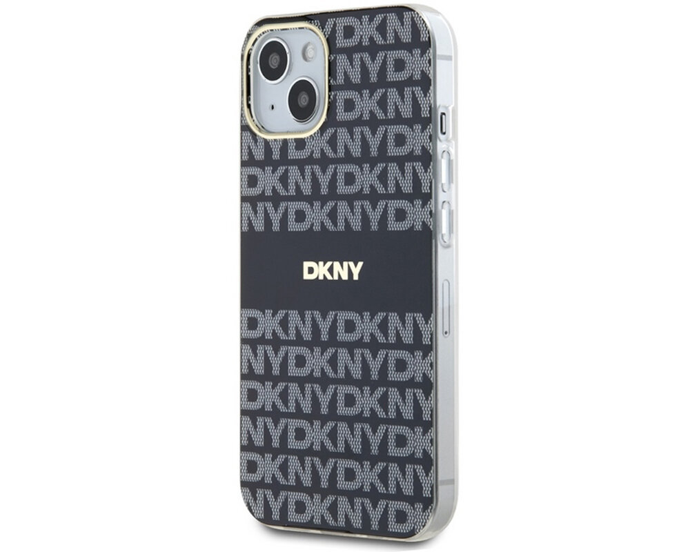 Etui DKNY IML Mono & Stripe MagSafe do Apple iPhone unikalny wyrazisty dynamiczny