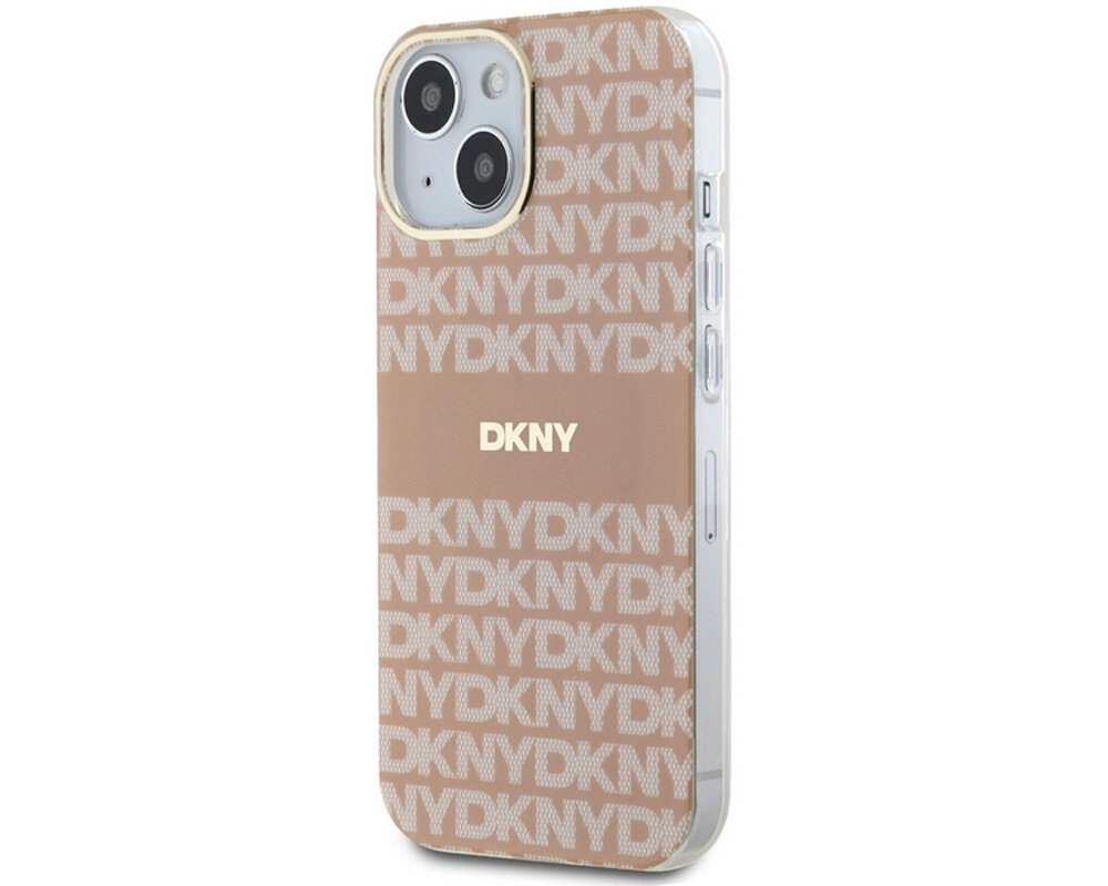 Etui DKNY IML Mono & Stripe MagSafe do Apple iPhone unikalny wyrazisty dynamiczny