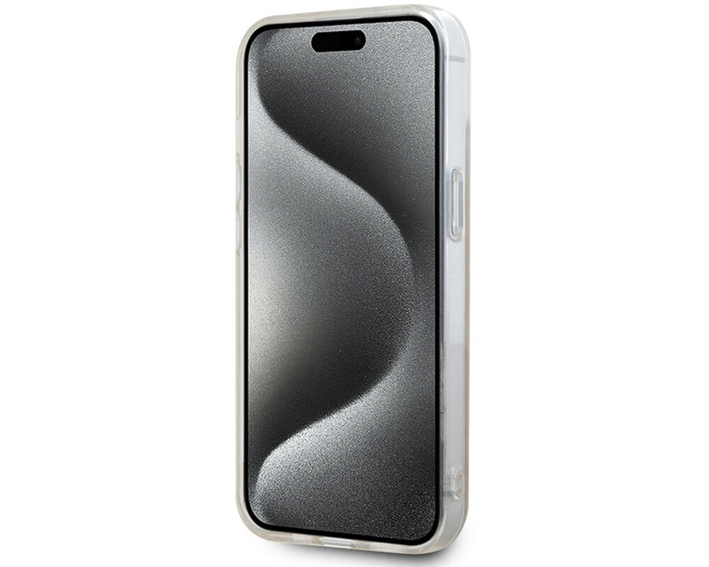 Etui DKNY IML Mono & Stripe MagSafe do Apple iPhone trwale solidne lekkie mocne
