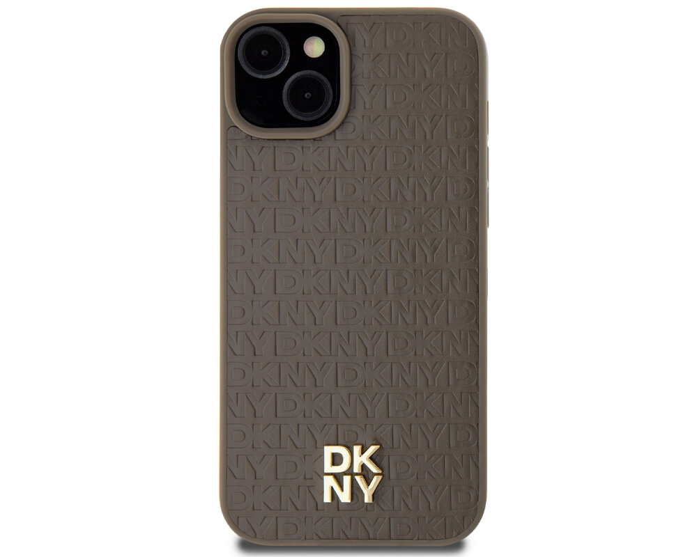 Etui DKNY Leather Pattern Metal Logo MagSafe olsniewajacy idealnie przylega wyrozniajacy sie wygoda chroni