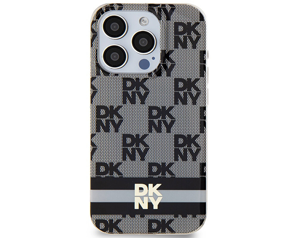 Etui DKNY IML Checkered Mono Pattern & Printed Stripes MagSafe olsniewajacy idealnie przylega wyrozniajacy sie wygoda chroni