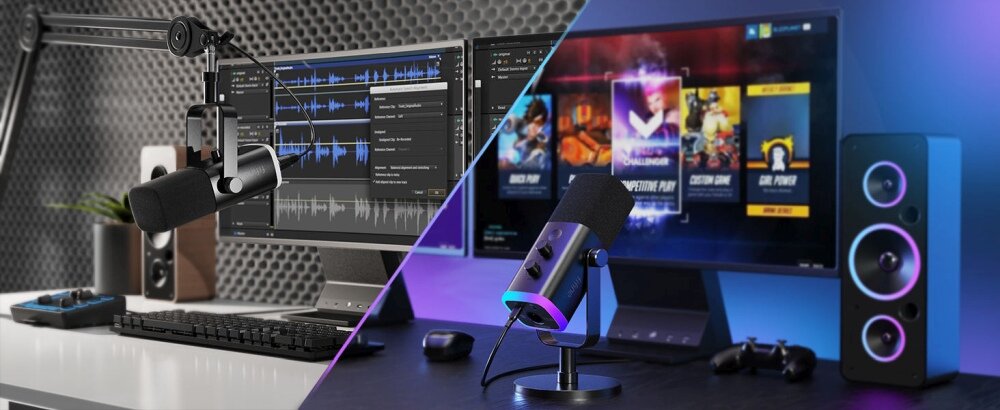 Mikrofon FIFINE AM8 RGB możliwości przeznaczenie mikrofonu zakłócenia podświetlenie RGB możliwości design