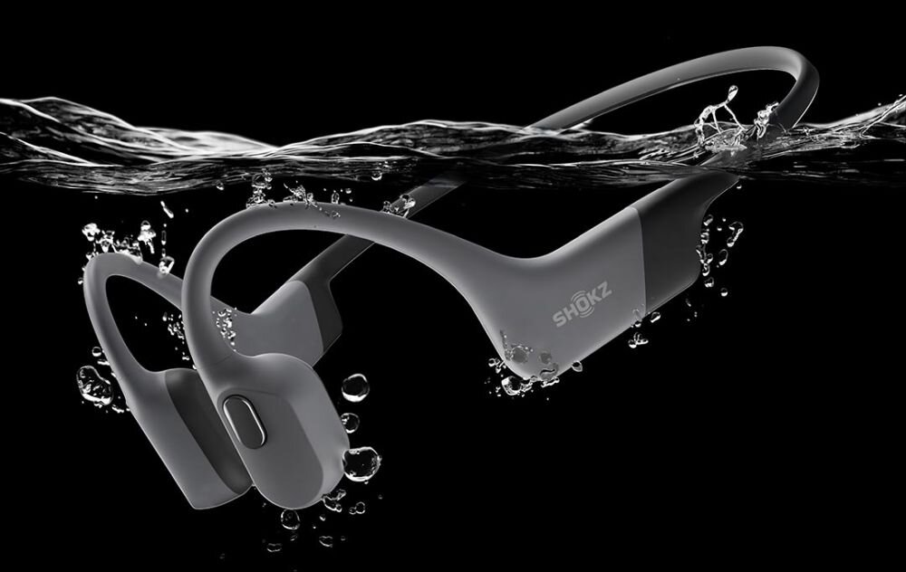 Słuchawki SHOKZ OpenSwim Pro Wodoodporne przygody wodoszczelnosc pyloszczelnosc bluetooth mp3
