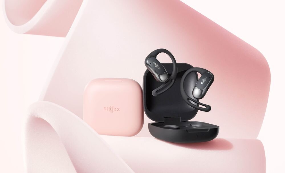 Słuchawki SHOKZ Openfit Air dopasowanie profilowanie stabilnosc