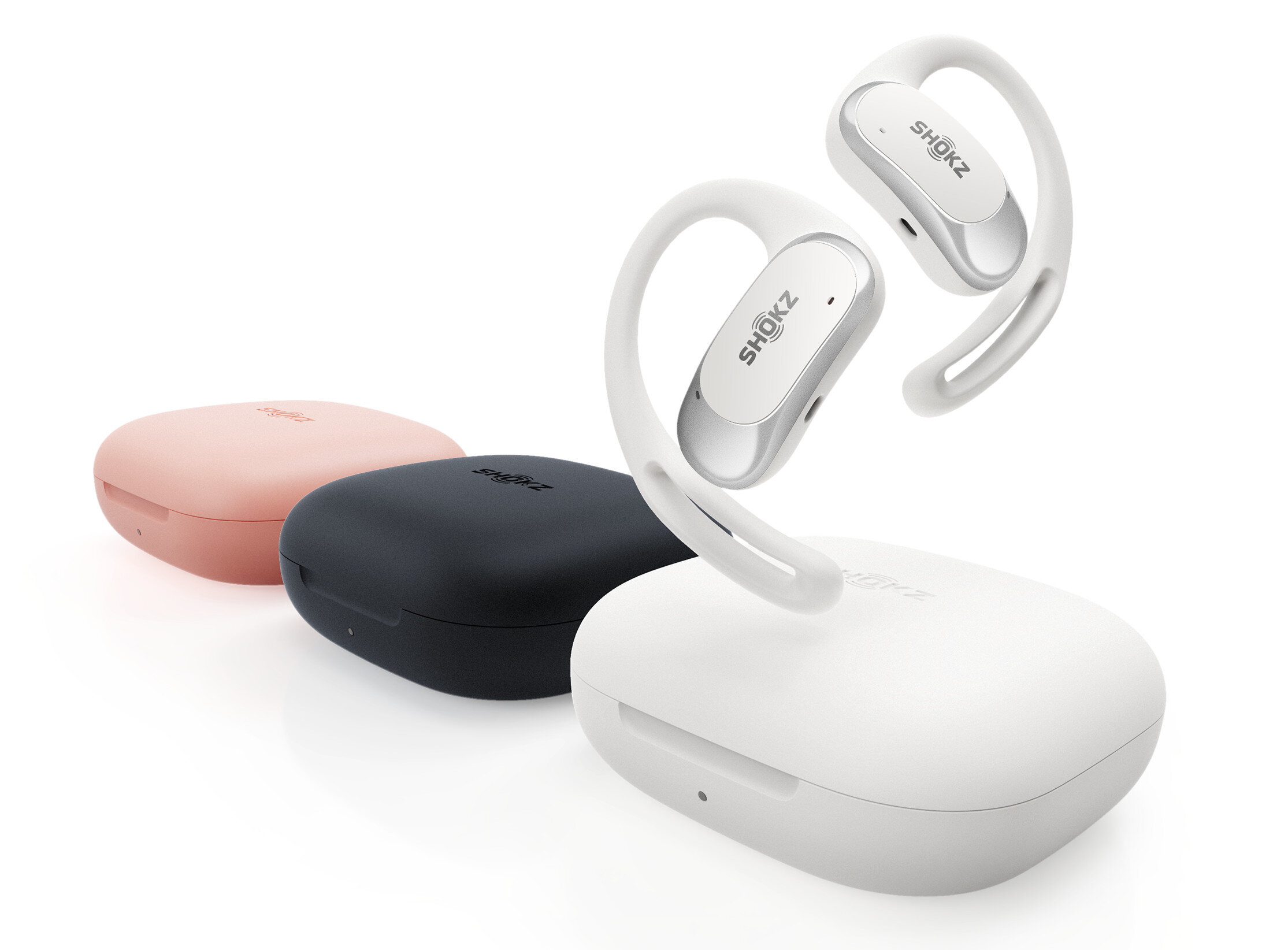 Słuchawki SHOKZ Openfit Air wykonczenie technologia kolory