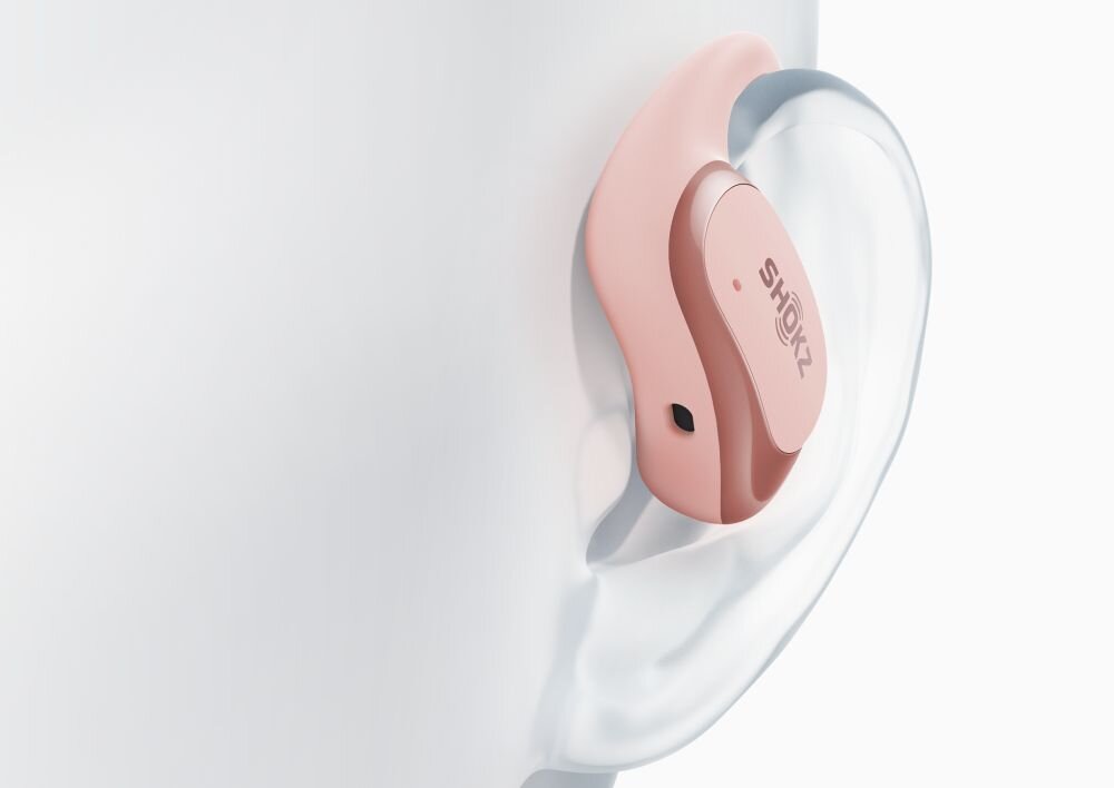 Słuchawki SHOKZ Openfit Air mikrofony technologia cvc 8.0 glos ksztaltowanie wiazka