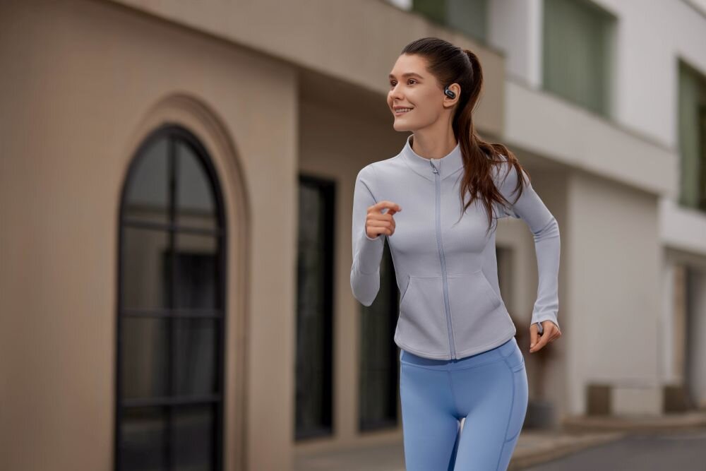 Słuchawki SHOKZ Openfit Air odpornosc woda pot treningi