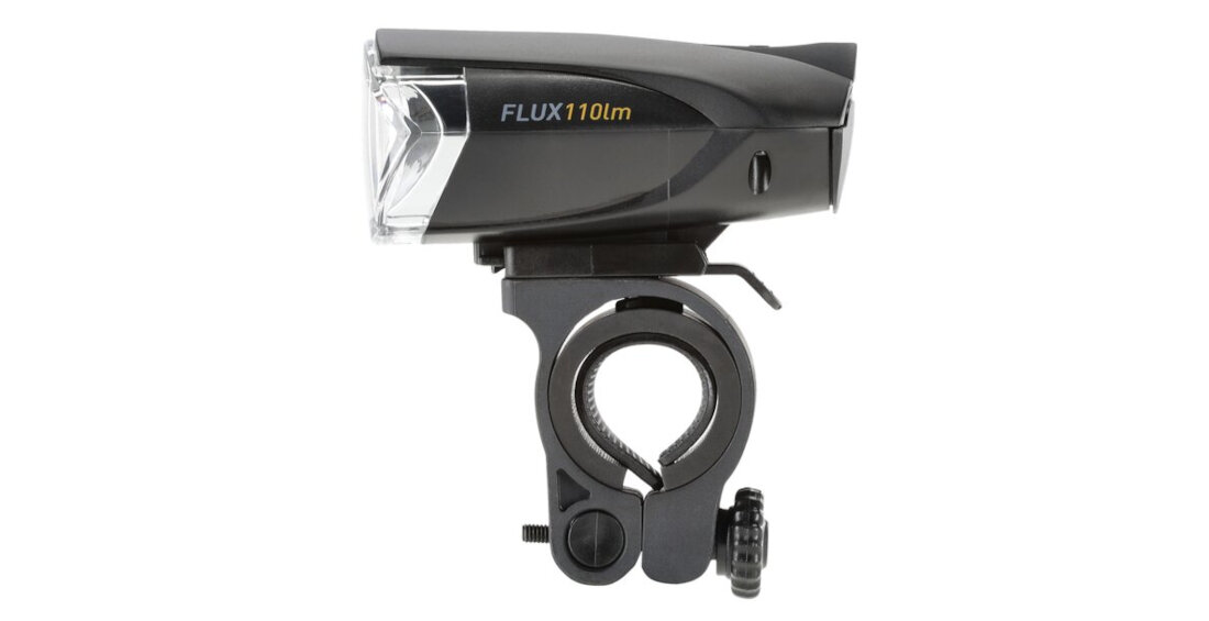 Lampka rowerowa KROSS Flux frontowe oświetlenie wykonanie aluminium ABS Uszczelniona obudowa ochrona