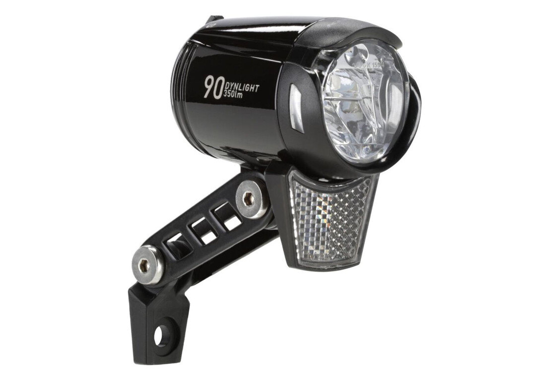 Lampka rowerowa KROSS Dynlight 90 Wysoka widoczność przeznaczenie użytkowanie korzystanie bezpieczeństwo droga zasięg odblask pogoda warunki jazda
