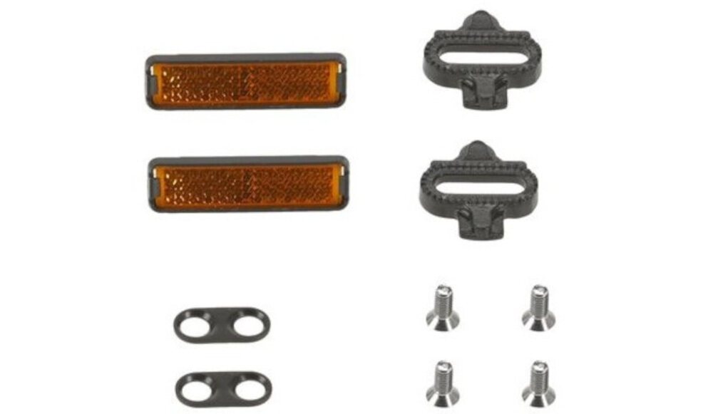 Pedały rowerowe KROSS Click-In Jednostronne SPD odblaski bloki SPD montaż