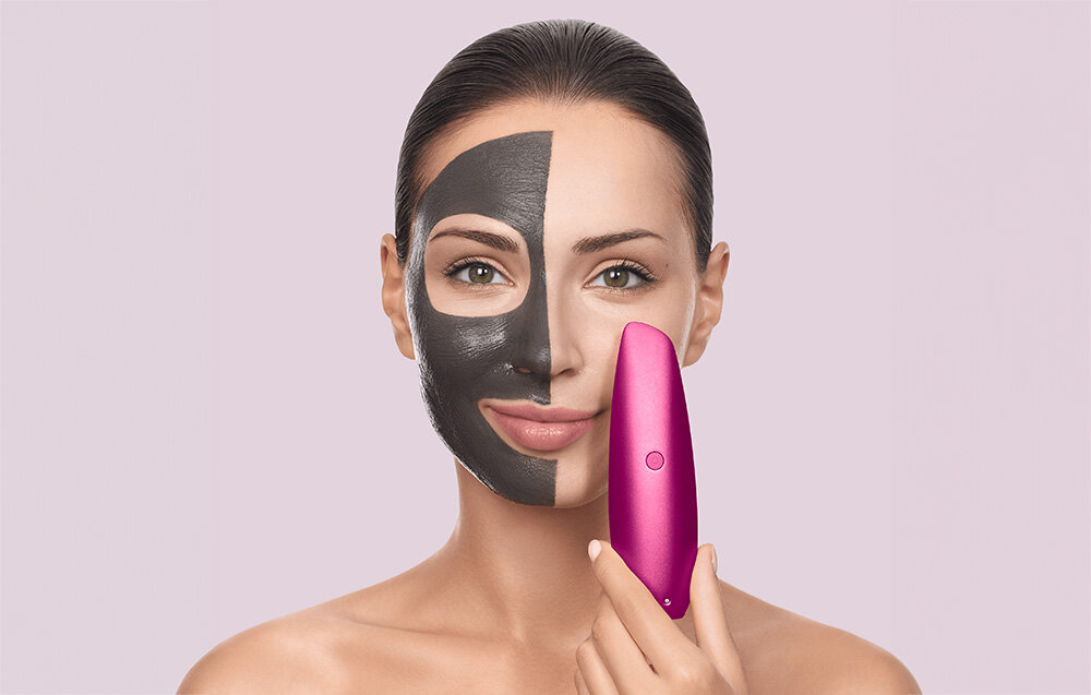 Magnetyczny peeling GESKE 5w1 Magenta sekret gładkiej skóry