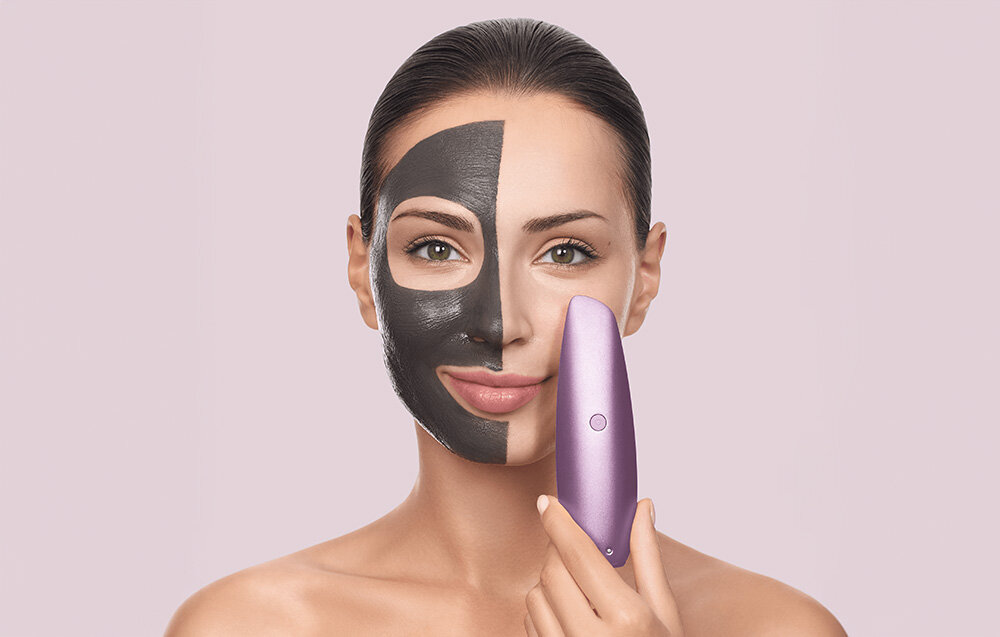 Magnetyczny peeling GESKE 5w1 Różowy sekret gładkiej skóry