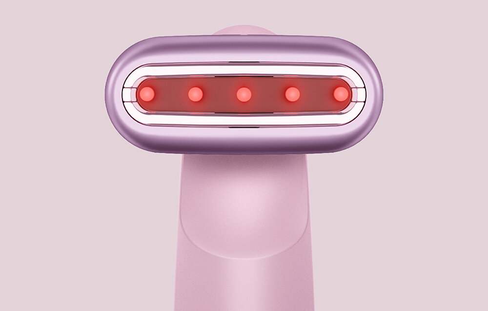 Masażer do twarzy GESKE 7w1 Różowy gładka napięta skóra przeciwdziałanie oznakom starzenia kluczowe aspekty pielęgnacji higiena promienny wygląd tonizacja poprawa tekstury redukcja drobnych linii i zmarszczek ujędrnienie skóry kompleksowe podejście młodzieńcza świeżość i elastyczność piękna i zdrowa skóra