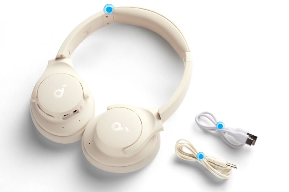 Słuchawki nauszne SOUNDCORE Q20i zestaw