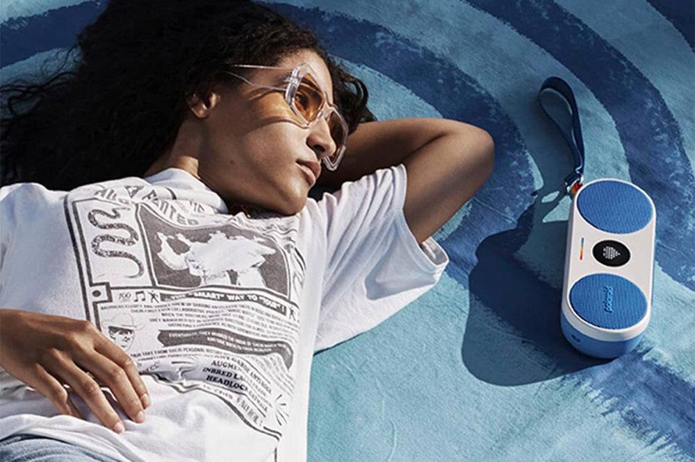 Głośnik bezprzewodowy POLAROID P3 Niebiesko-biały opis