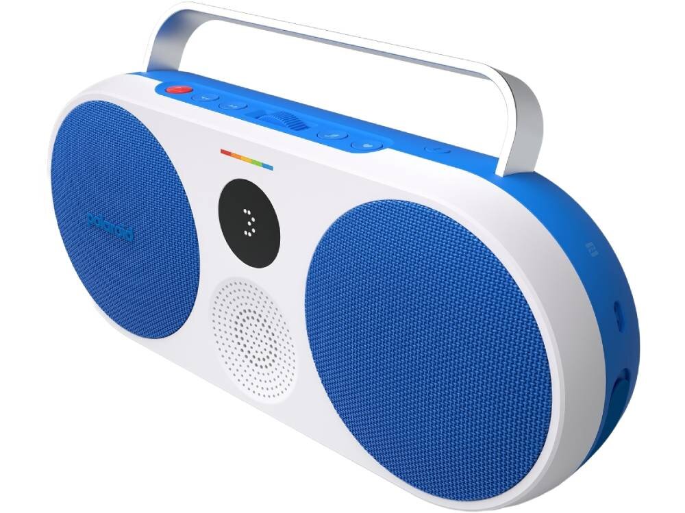 Głośnik bezprzewodowy POLAROID P3 Niebiesko-biały łączność Bluetooth podłączenie technologia NFC gniazdo