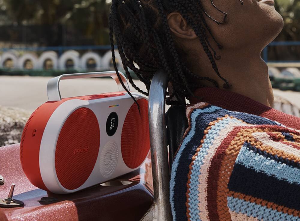 Głośnik bezprzewodowy POLAROID P3 Czerwono-biały opis